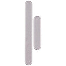 Repuesto de botones laterales rosa para Samsung Galaxy A56 5G (SM-A566), ideal para reparación de botón dañado.