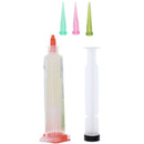 Jeringa de pasta flux pegajosa Amtech LF-4300 water-washable 10cc para soldar y reballing, código 16040.