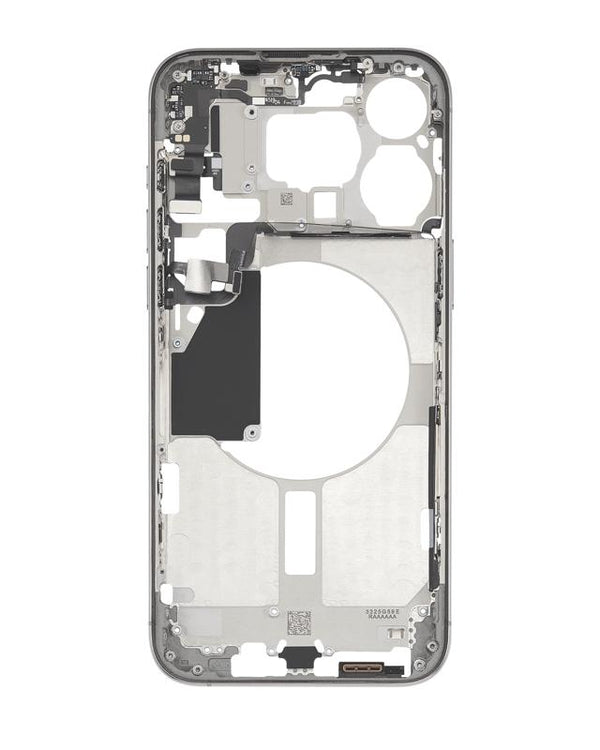 Encuentra la mejor carcasa media usada con piezas pequeñas para iPhone 15 Pro Max en Guatemala.