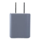Adaptador de pared AmpSentrix Pro 30W GaN titanio natural, 2-en-1 USB-C y USB-A, para carga rápida.