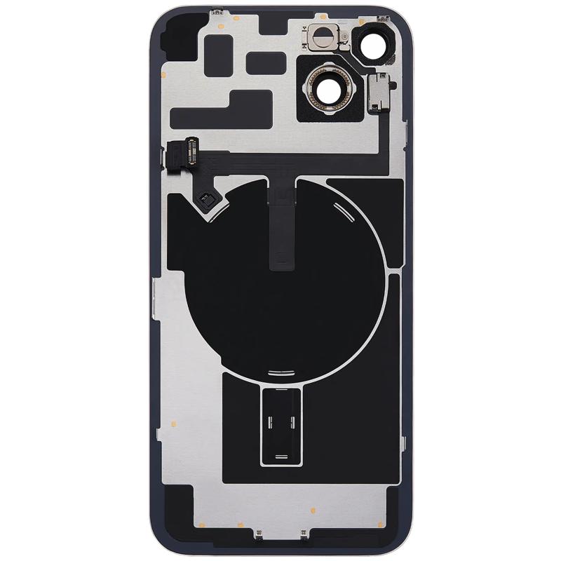 Reparación de tapa trasera con MagSafe, NFC y Flashlight Flex para iPhone 14 Plus en Guatemala.