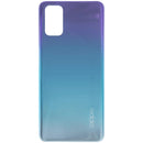 Tapa trasera original Oppo A72 2020 Sky Blue, CPH2067, con acabado brillante para reparación.
