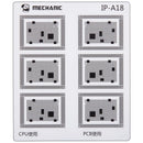 Stencil de aceite verde para reparación de CPU (A8 - A18 Pro) para iPhone 6-16 Series (COM80) (Mecánico)