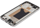 Pantalla OLED gris para Xiaomi 15T con marco, pieza de repuesto refurbished para reparación de display.