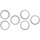 Aro de bisel de cámara trasera blanco titanio para iPhone 15 Pro Max A2849, repuesto.