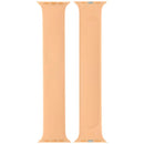 Correa Apple Solo Loop naranja sorbete, talla 6 (Medium), para Apple Watch 44mm, 45mm, 46mm, 49mm. Repuesto OEM.