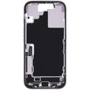Chasis iPhone 17 lavanda usado OEM Grade C con puerto de carga USB-C, ideal para reparación y repuesto.