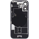 Tapa trasera blanca original para iPhone 16 con MagSafe, NFC y flex de flash. Repuesto A3080/A4080.