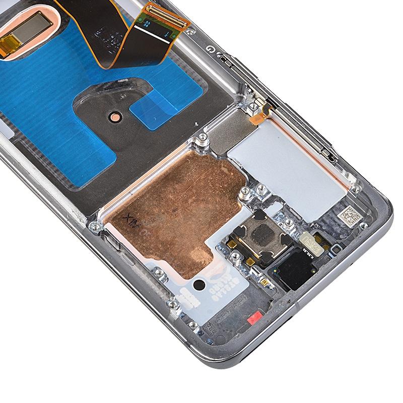 Reparación de pantalla OLED con marco original para Samsung Galaxy S20 5G en Guatemala.