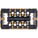 Reparación de antena de ondas milimétricas con conector FPC de 8 pines para iPhone 13 en Guatemala.