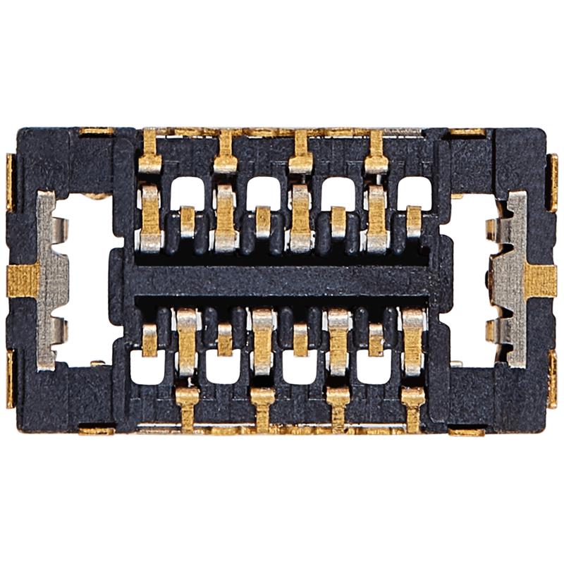 Reparación de antena de ondas milimétricas con conector FPC de 8 pines para iPhone 13 en Guatemala.