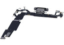 Puerto de carga original con cable flex y placa iPhone 16 (EU / UK/ CA) (Negro)