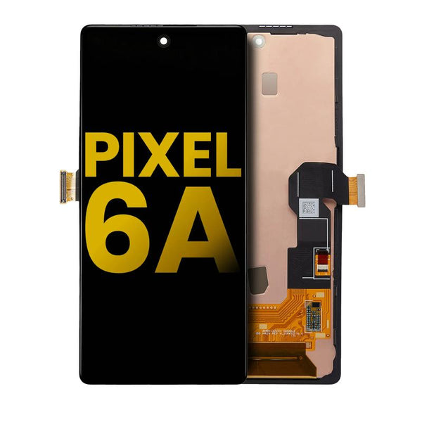 Reparación de pantalla OLED con marco y sensor de huella para Google Pixel 6A en Guatemala.