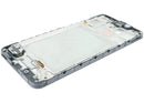 Pantalla OLED refurbished para Samsung Galaxy A17 5G (A176) con marco, lista para reparación de display.