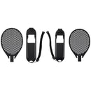 Par de raquetas de tenis negras Joy-Con para Nintendo Switch, ideales para Mario Tennis Aces.