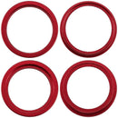 Aro de cámara trasera rojo brillante para iPhone 14 y 14 Plus, repuesto para reparación de pantalla rota.