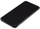 Pantalla LCD refurbish negra para Huawei Nova 5i (2019) con marco, ideal para reparación de display roto.