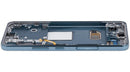 Pantalla OLED verde Aftermarket Plus con marco para Samsung Galaxy S22 5G (SM-S901B) para reparación de display.