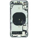 Tapa trasera blanca usada para iPhone XR, modelos A1984, A2105, con puerto de carga y piezas preinstaladas.