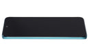 Pantalla LCD refurbished verde para Huawei Nova 10z con marco, ideal para reparación de display roto.
