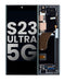 Pantalla OLED con marco para Samsung Galaxy S23 Ultra 5G (Phantom Black)