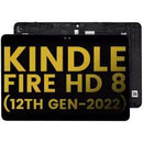 Pantalla LCD con marco reacondicionada para Amazon Kindle Fire HD 8 (12th Gen, 2022) en Guatemala.