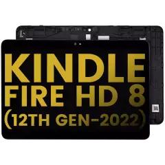 Pantalla LCD con marco reacondicionada para Amazon Kindle Fire HD 8 (12th Gen, 2022) en Guatemala.