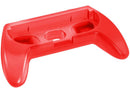 Grips Joy-Con rojo para Nintendo Switch 2, diseño ergonómico, mejora el agarre y control.