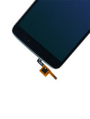 Pantalla LCD refurbished negra sin marco para Alcatel Idol 3 (6045), repuesto para reparación de display.