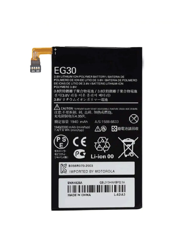 Reparación de batería para Motorola Moto Droid Mini / Droid Razr M en Guatemala.
