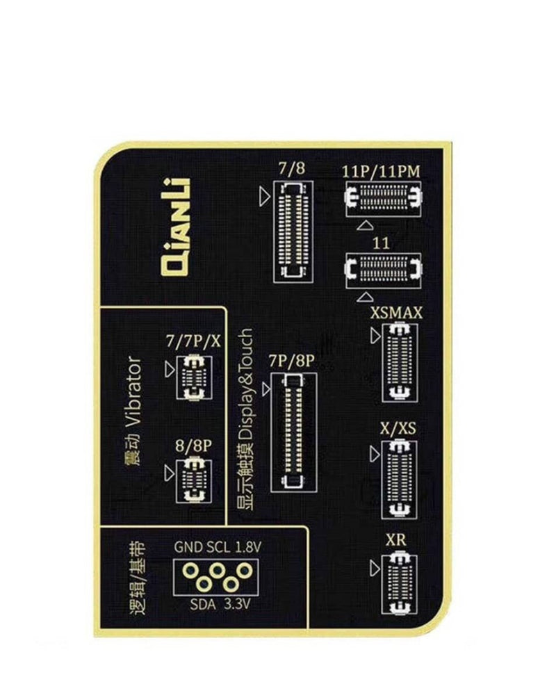 Compra la Placa de Conexión QianLi (2nd Gen) para Sensor de Luz y Vibrador de iPhone 7 a 11 en Guatemala al mayoreo.