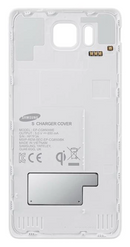 Tapadera Cargador Inalambrico Samsung Galaxy Alpha G850 Blanco