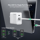 Comprar Puerto de carga dual USB C Esoulk EK2005 de 65W en Guatemala al mejor precio.