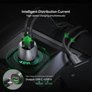 Encuentra el adaptador de carro USB C+A de Esoulk con cable USB C-L en Guatemala para cargar tus dispositivos de forma rápida y segura.