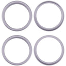 Anillo de bisel de cámara trasera iPhone 17 color lavanda, repuesto para Apple, pieza de garantía.