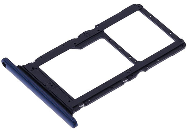 Encuentra la bandeja SIM (Dual SIM) original azul para Motorola One Hyper en Guatemala, ideal para reemplazar y reparar este componente en talleres o mayoristas.