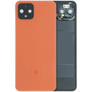Tapa trasera original Google Pixel 4 Oh So Orange, repuesto de cristal para reparación, modelos G020I, G020M, G020N.