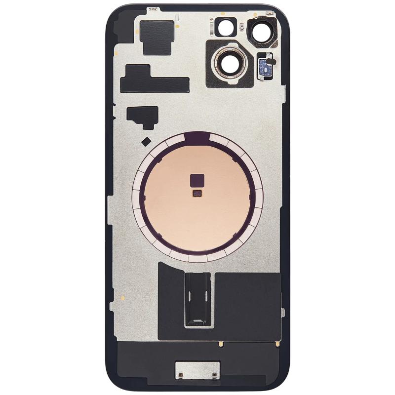 Encuentra tapa trasera original con MagSafe Magnet, NFC y Flashlight flex para iPhone 15 Plus en Guatemala.