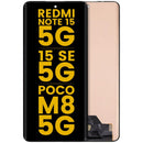 Pantalla Refurbished LCD de reemplazo sin marco para Xiaomi Redmi Note 15 5G y POCO M8 5G.