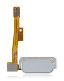 Botón home blanco con sensor de huellas y cable flex para Asus ZenFone 4 ZE554KL.