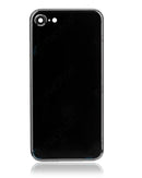 Tapa trasera iPhone 7 Jet Black brillante, carcasa de repuesto para modelos A1660, A1778, A1779.