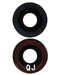 Lente de camara trasera (solo vidrio) con adhesivo para Motorola Moto E (XT2052 / 2020) (Negro) (Juego de 2 piezas)