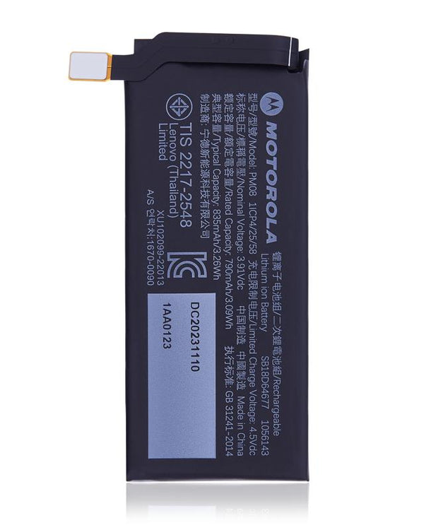 Encuentra la batería de reemplazo original OEM PM08 para tu Motorola Razr Plus / Razr 40 ultra en Guatemala.