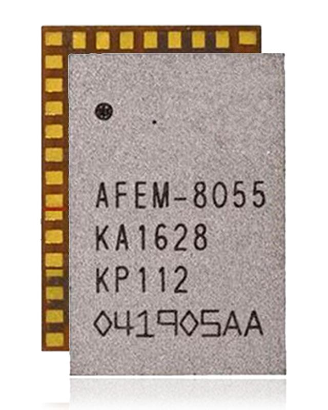 Modulo amplificador de potencia para iPhone 7 / 7 Plus con etiqueta de 57 Pines, disponible en Guatemala para reparaciones de iPhone al por mayor.