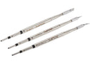 Set de 3 puntas de cautín Relife RL-C210 (I, S, K) para soldadura electrónica.
