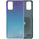 Tapa trasera original Oppo A72 2020 Sky Blue, CPH2067, con acabado brillante para reparación.
