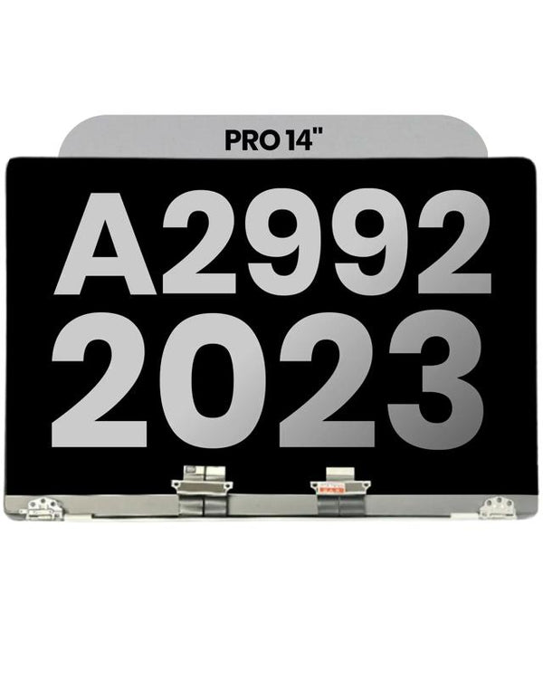 Repuestos de pantalla LCD completa para MacBook Pro 14" disponibles en Guatemala, en backorder con garantía incluida.