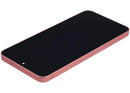 Pantalla LCD y digitalizador rojo coral con marco para Samsung Galaxy S25 5G, repuesto de display.