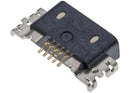 Puerto de carga Micro USB tipo B de 5 pines C240 con cable flex, 4 puntos de anclaje para reparación.