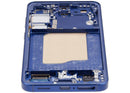 Pantalla OLED azul marino con marco para Samsung Galaxy S25 5G, repuesto SM-S931B/U, ideal para reparación de display.